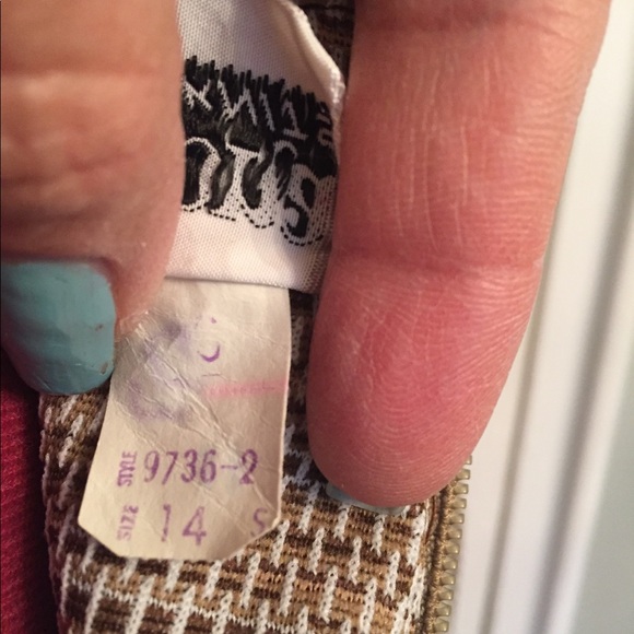 Vintage long sleeve dress - Picture 6 of 7